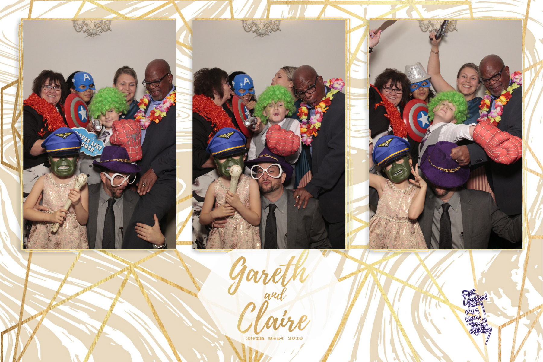 Claire & Gareth's Wedding | View more photos from the event at gallery.myphotoboothexperience.co.uk/u/MyPhotoBoothExperienceLtd/Claire-Gareths-Wedding